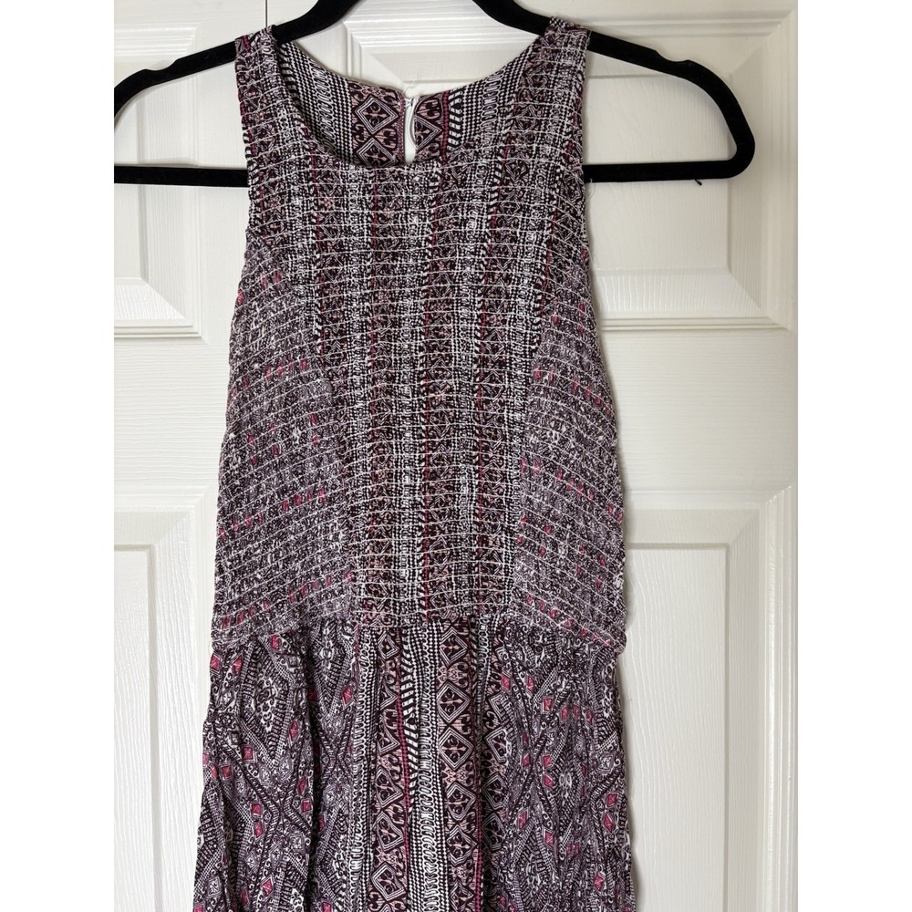 Japna Long Maxi Dress Women's Size Medium Maroon Sleeveless Stretch